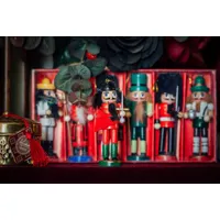 casse-noix de noël, soldat en bois, costume folklorique, noël vintage, cadeaux de noël, jouet ornement suspendu, 13 cm